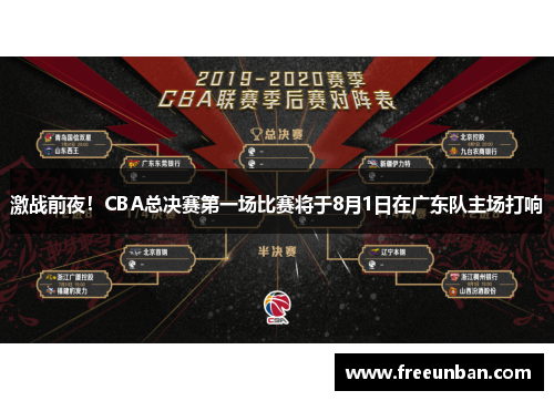 激战前夜！CBA总决赛第一场比赛将于8月1日在广东队主场打响
